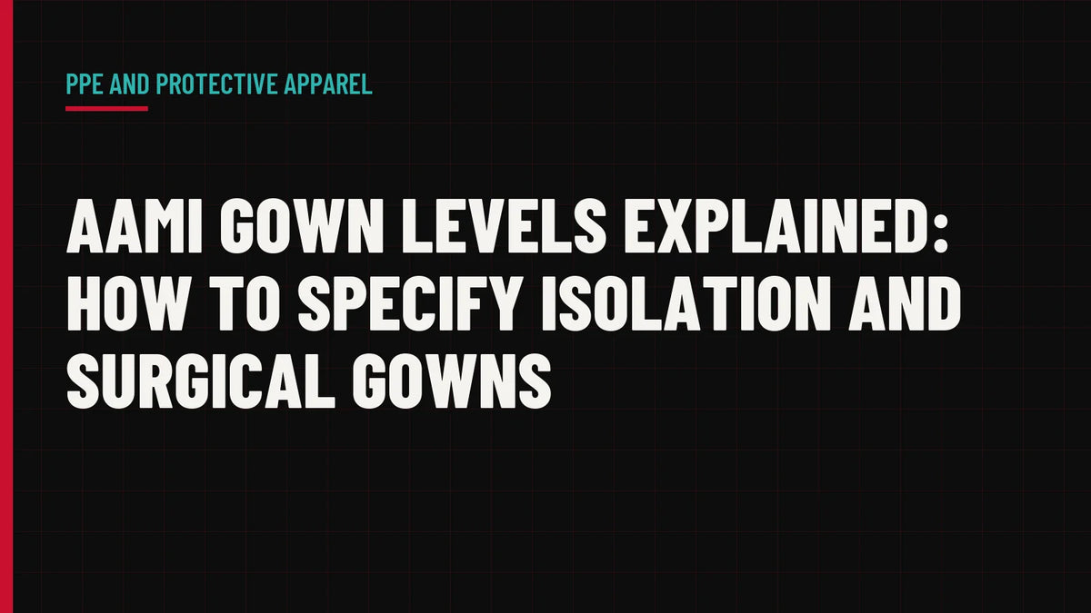 AAMI Gown Levels Explained: How to Specify Isolation and Surgical Gowns
