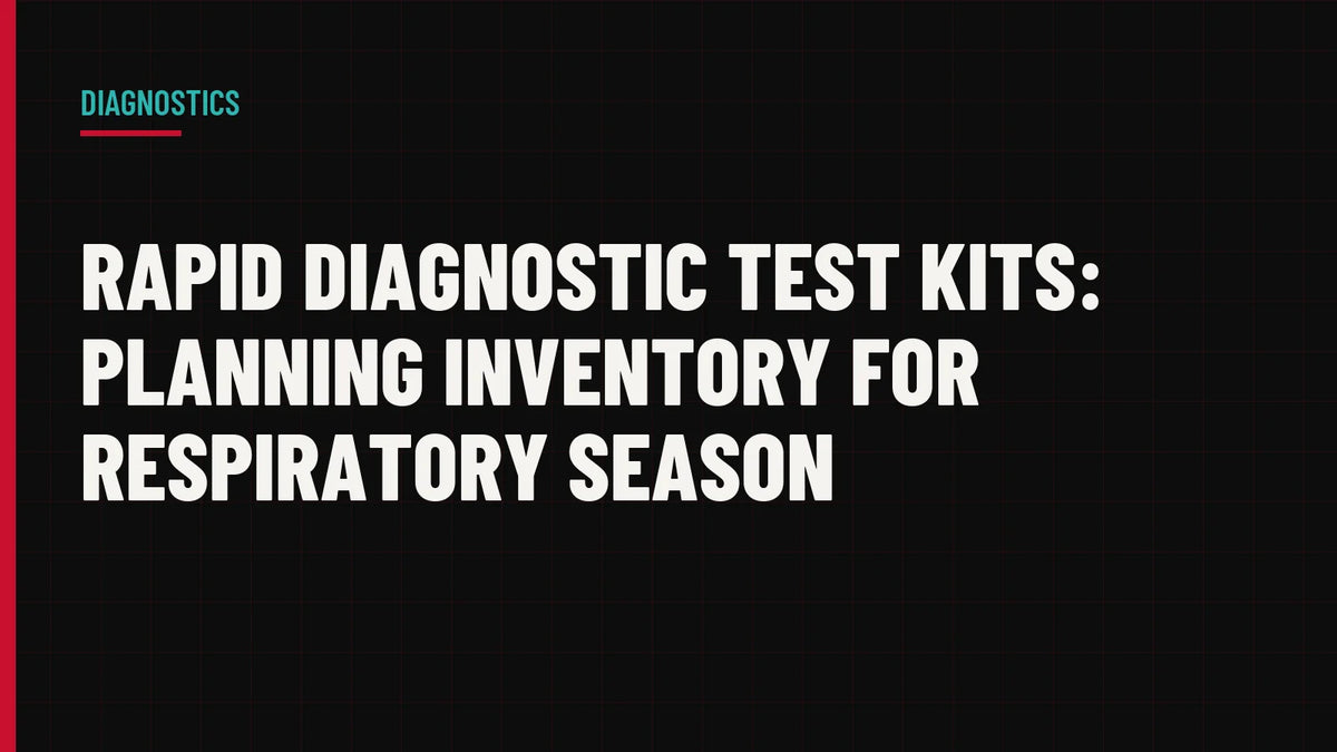 Rapid Diagnostic Test Kits: Planning Inventory for Respiratory Season