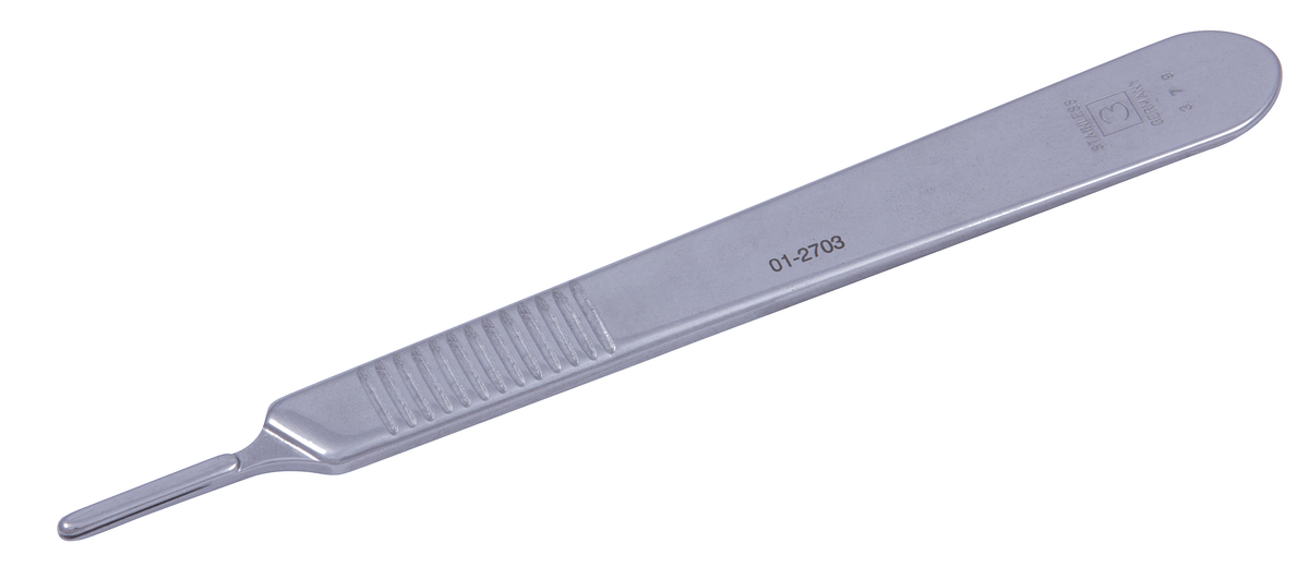 Aspen Surgical 01-2703 Knife & Accessories: Symmetry® Knife Handle, #3, Standard, 5 in, 127 mm