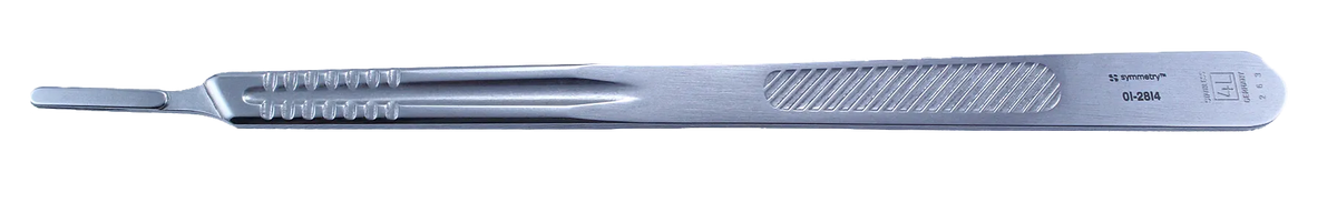 Aspen Surgical 01-2814 Knife & Accessories: Symmetry® Knife Handle, #4L, Long, 8-3/8 in, 212 mm