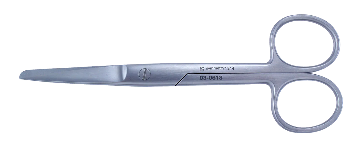 Aspen Surgical 03-0613 Scissors: Symmetry® Scissors, Operating, Straight, Sharp/Blunt, 5-1/8 in