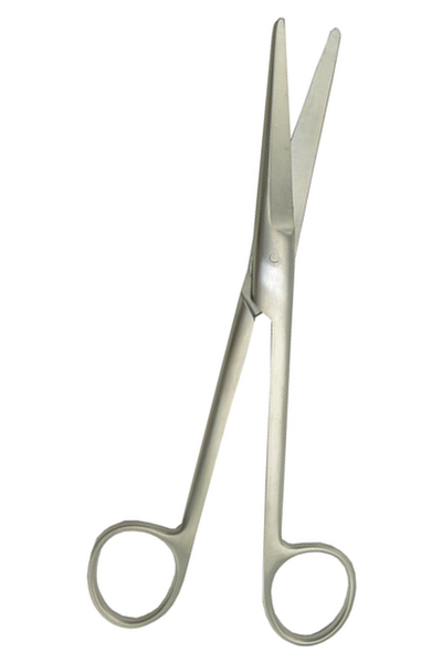 Aspen Surgical 03-5017 Scissors: Symmetry® Scissors, Mayo, Straight, Beveled Blades, 6-3/4 in (173 mm)