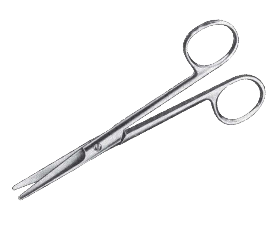 Aspen Surgical 03-5123 Scissors: Symmetry® Scissors, Mayo, Curved, Beveled Blades, 9 in