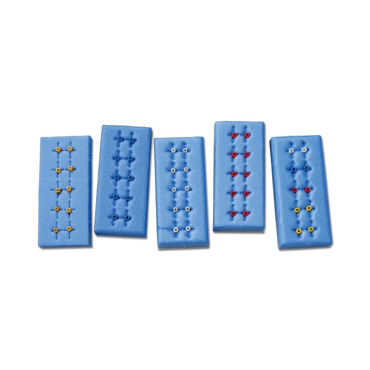 Aspen Surgical 051012PBX Suture Booties, Blue, Sterile, 2pr/tray, 1 tray/pch, 5 pch/bx