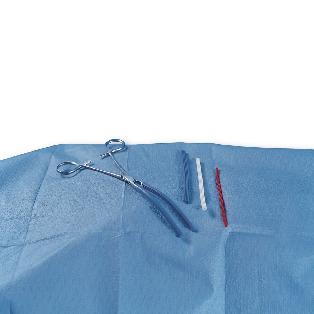 Aspen Surgical 061011PBX Clamp Covers: Clamp Cover Silicone, Red, 2.5mmX130mm, Sterile, 2/pk, 10pks/bx
