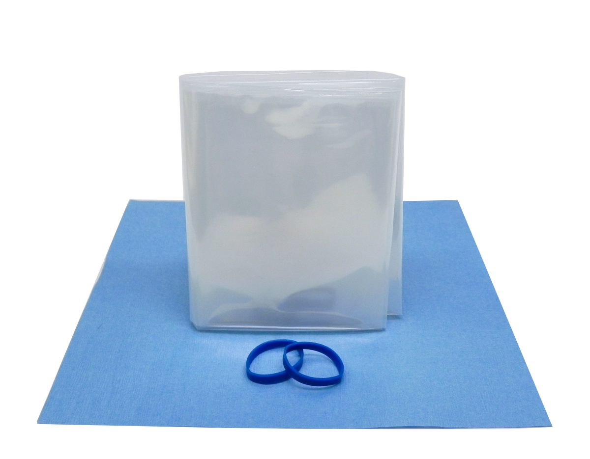 Aspen Surgical 1-519-1237 Protek Telescopically-folded Probe Cover Kits: Telescopically-Folded Surgical Probe Cover Kit, 6"-3" x 96", (2) Bands, 100/bx
