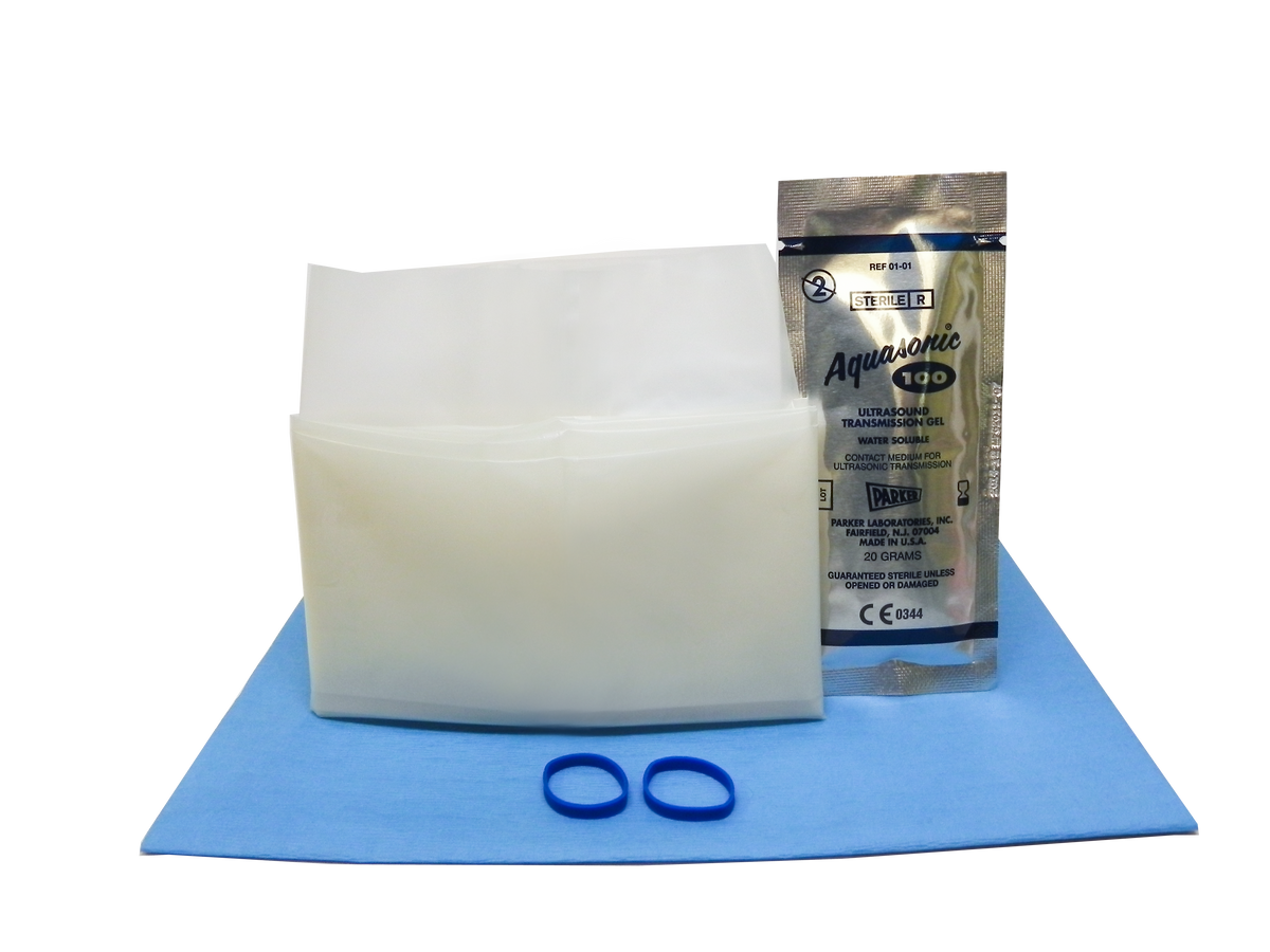 Aspen Surgical 1-519-2320 Protek Telescopically-folded Probe Cover Kits, Soft, Telefold, 5.5" x 36, Sterile, 24 kits/bx