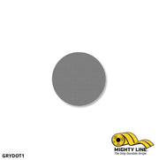 Mighty Line 1 in GRAY Solid DOT, Pack of 200, Floor Marking