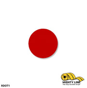 Mighty Line 1 in RED Solid DOT, Pack of 200, Floor Marking