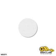 Mighty Line 1 in WHITE Solid DOT, Pack of 200, Floor Marking