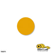 Mighty Line 1 in YELLOW Solid DOT, Pack of 200, Floor Marking
