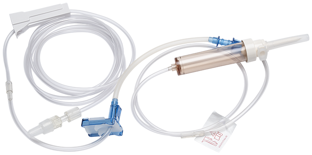 BD Carefusion Infusion Disposables: Alaris™ Pump Module Set, Roller Clamp, 2-Piece Male Luer Lock, 20 drop/L, 109" Length, 23 ml Fluid Path, Not Made with DEHP, Sterile, 20/cs