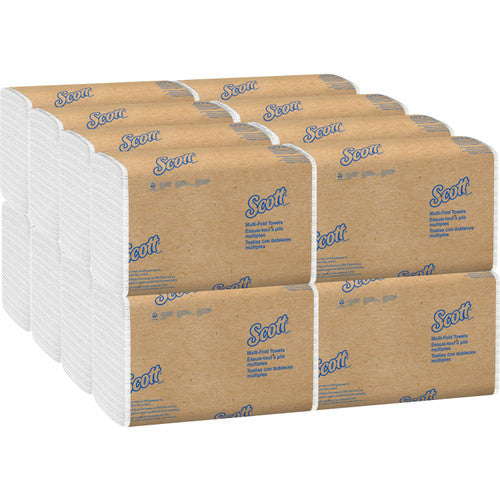 Scott 01840 Professional Universal Multifold Paper Towels, White, 16 Packs x 250 Sheets