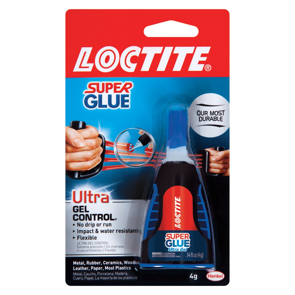 Loctite 1363589 Super Glue Ultra Gel Control, Clear, 0.14 fl oz