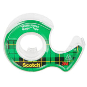 Scotch 3105 Magic Tape, 3 Rolls in Dispensers, 3/4 in x 300 in