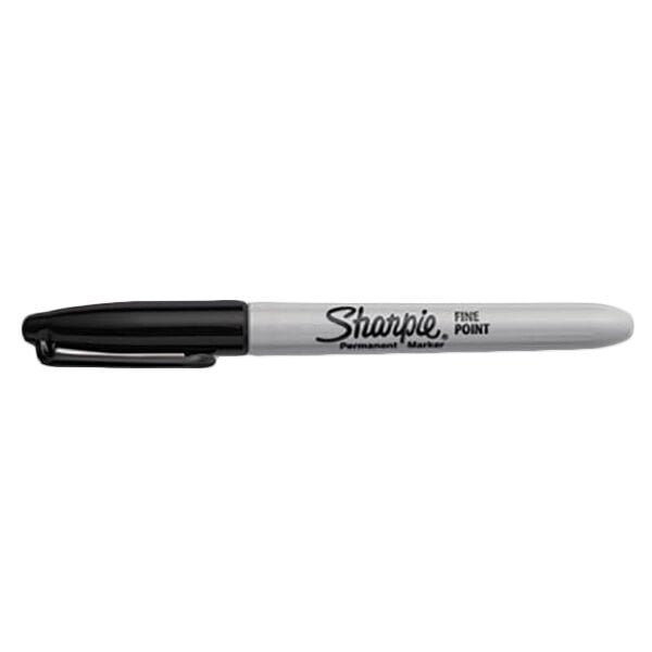 Sharpie KSG-SHA-1060 Permanent Markers, Fine Point, Black, 5 Count