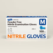 Supmedic KSG-SUP-1061 Soft Max Nitrile Exam Gloves, Blue, Powder-Free, 100 Count