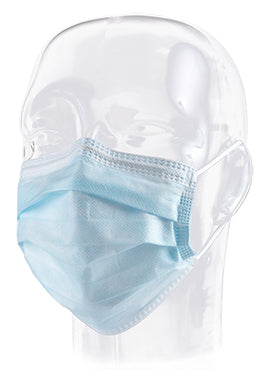 Aspen Surgical 15111 Procedure Mask, Procedure, Blue, 50/bx
