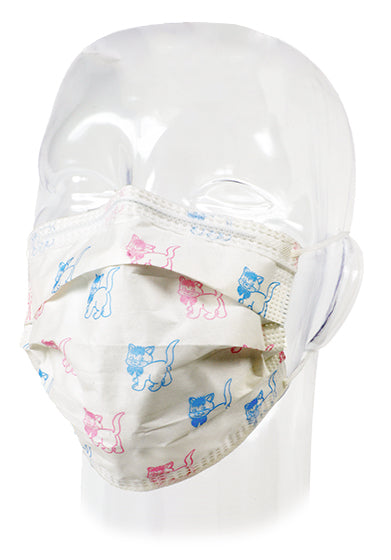 Aspen Surgical 15130 Procedure Mask, Procedure, Kittykare, 500/cs