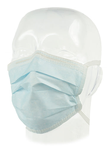 Aspen Surgical 15101 Isolation Mask, Isolation, Blue, 500/cs