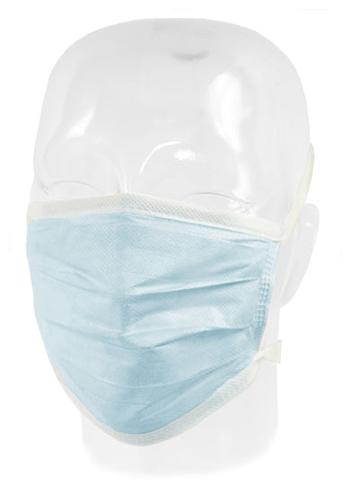 Aspen Surgical 15250 Mask, Surgical, Lite & Cool, Horizontal Tie, Blue, 600/cs