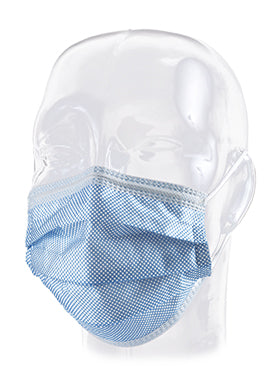 Aspen Surgical 15301 Procedure Mask, Procedure, FluidGard® 160 Anti-Fog, Blue Diamond