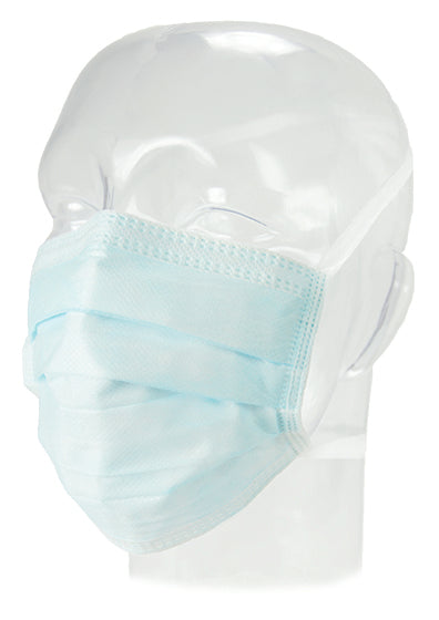 Aspen Surgical 15920 Mask, Surgical, FluidGard® 120 Anti-Fog, Blue, 300/cs