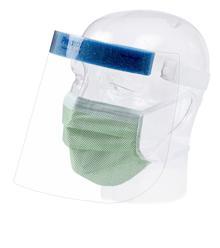 Aspen Surgical 15990 Face Sheild: Face Shield, 3/4 Length