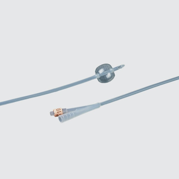Bard Medical 166816 Bard Uncoated Silicone Foley Catheters, Uncoated, Silicone, 2-Way, 16 FR, 30cc, Latex Free (LF), 12/cs