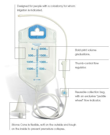 Visi-Flow® Irrigator with Stoma Cone