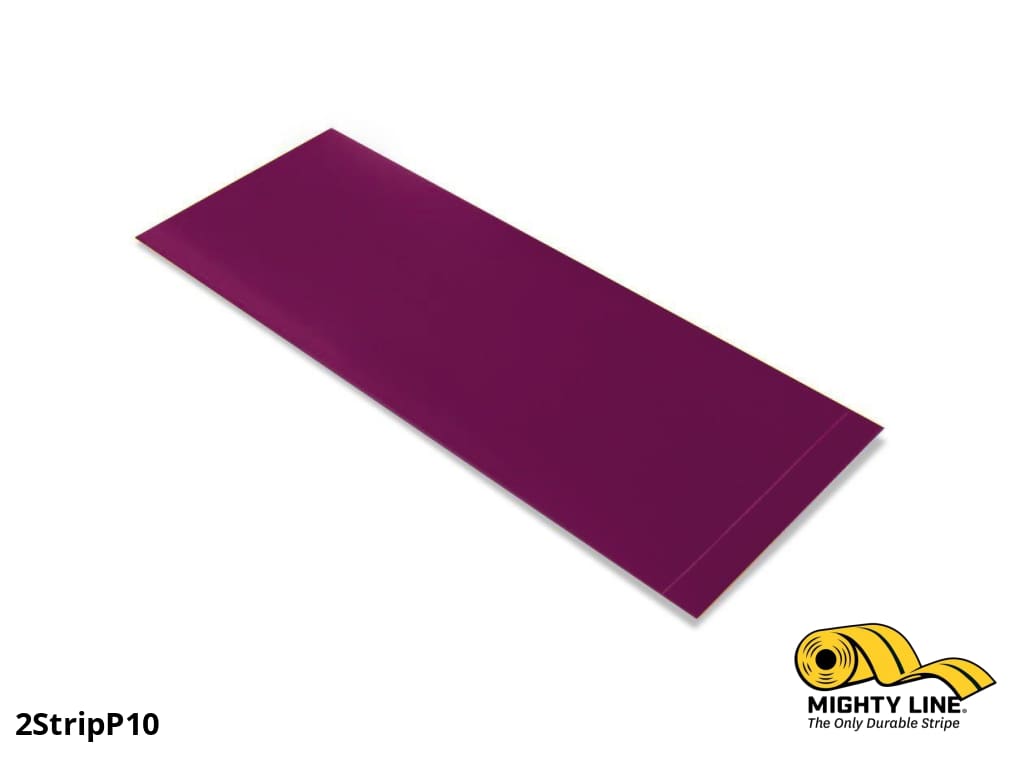 Mighty Line Purple 2 in Wide Tape Segments
