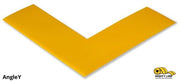 Mighty Line 2 in Solid Yellow Floor Tape Angle, Pack of 100