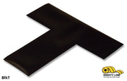 Mighty Line 2 in Wide Solid BLACK T, Pack of 100, Floor Tape & Floor Marking