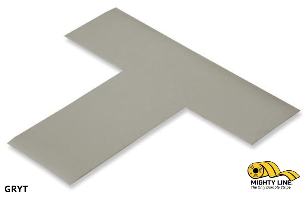 Mighty Line 2 in Wide Solid GRAY T, Pack of 100, Floor Tape & Floor Marking