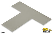 Mighty Line 2 in Wide Solid GRAY T, Pack of 100, Floor Tape & Floor Marking