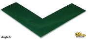 Mighty Line 2 in Wide Solid GREEN Angle, Pack of 100, Floor Tape & Floor Marking