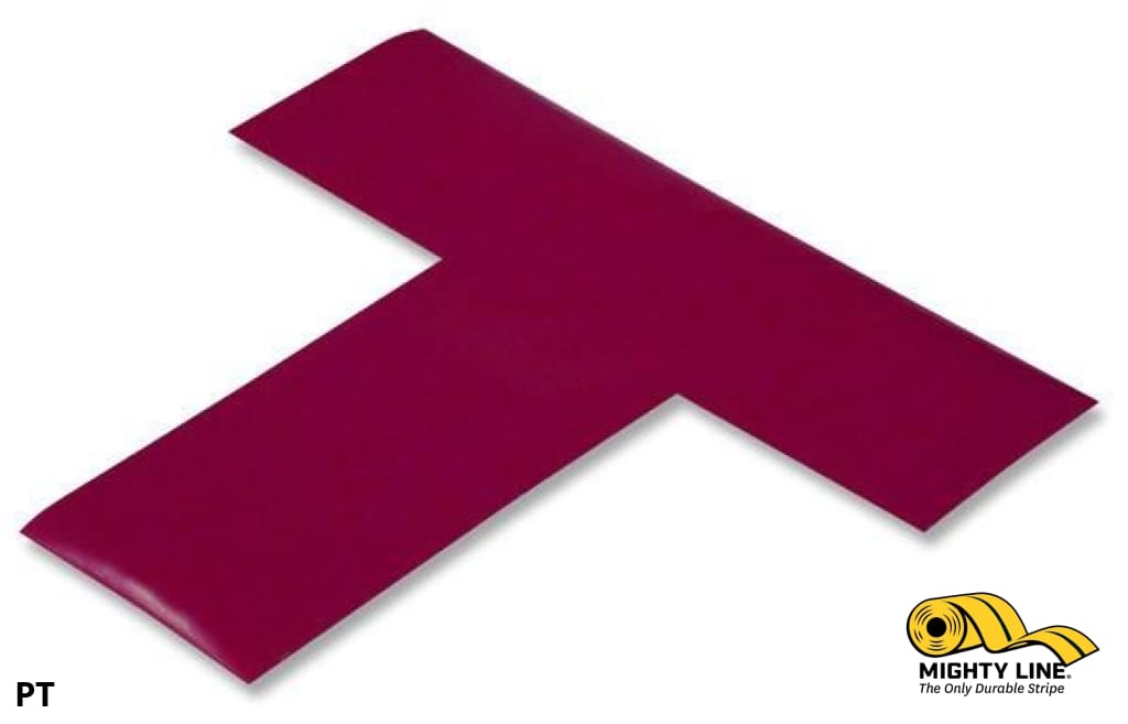 Mighty Line 2 in Wide Solid PURPLE T, Pack of 100, Floor Tape & Floor Marking