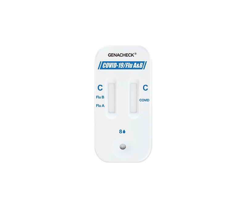GenaBio RA2-E02401 GenaCheck ® COVID -19/Flu A&B Rapid Self-Test (1 Test / Kit)