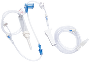 BD Carefusion Alaris® Pump Module: Infusion Set, Check Valve, (3) Needle-Free Valves 95", 75" and 6" from 2-Piece Male Luer Lock, 127" Length, 26 ml PV, 20/cs