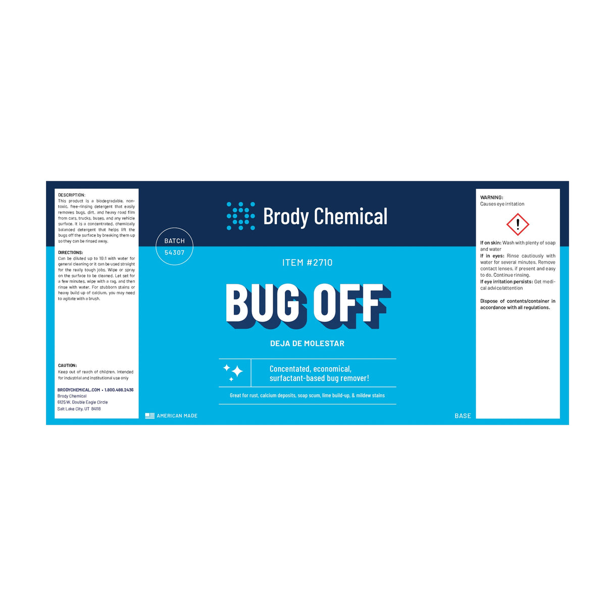 Brody Chemical 2710 BUG OFF
