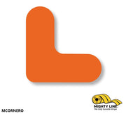 Mighty Line 3/4 in Wide Solid Orange Mini Corner, Pack of 108