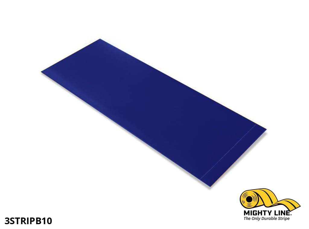 Mighty Line Blue 3 in Floor Tape Segments