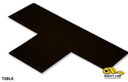 Mighty Line 3 in Wide Solid BLACK T, Pack of 100, Floor Tape & Floor Marking