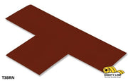Mighty Line 3 in Wide Solid BROWN T, Pack of 100, Floor Tape & Floor Marking