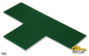 Mighty Line 3 in Wide Solid GREEN T, Pack of 100, Floor Tape & Floor Marking