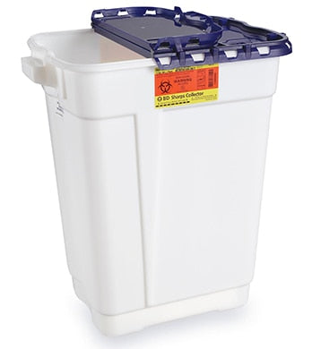 BD Pharmaceutical Collectors, Pharmaceutical, 17 Gallon, Hinge Top, 5/cs (12 cs/plt)
