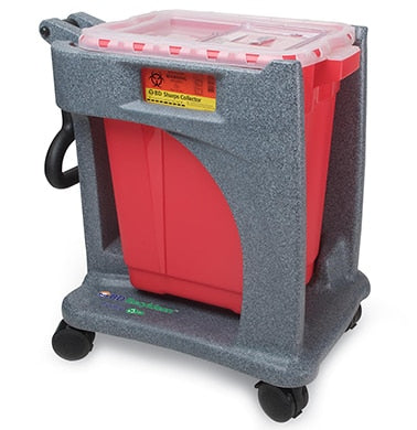 BD Sharps Recykleen™ Collector Trolleys: Basic 9 Gallon Recykleen Trolley