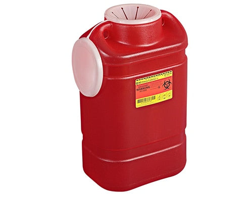BD Sharps Containers: Sharps Collector, 5 Gallon, Tethered Cap, 8/cs