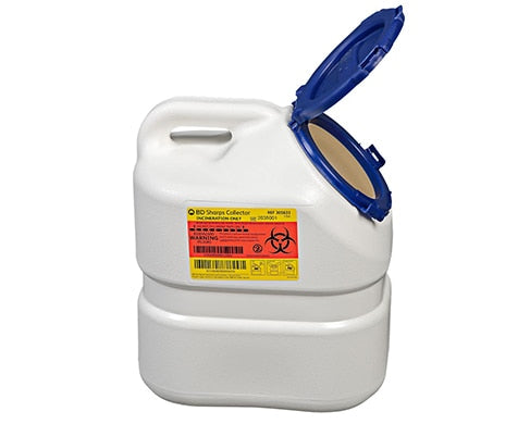 BD Pharmaceutical Collectors, Pharmaceutical, 3 Gallon, Plug Cap, 12/cs (9 cs/plt)