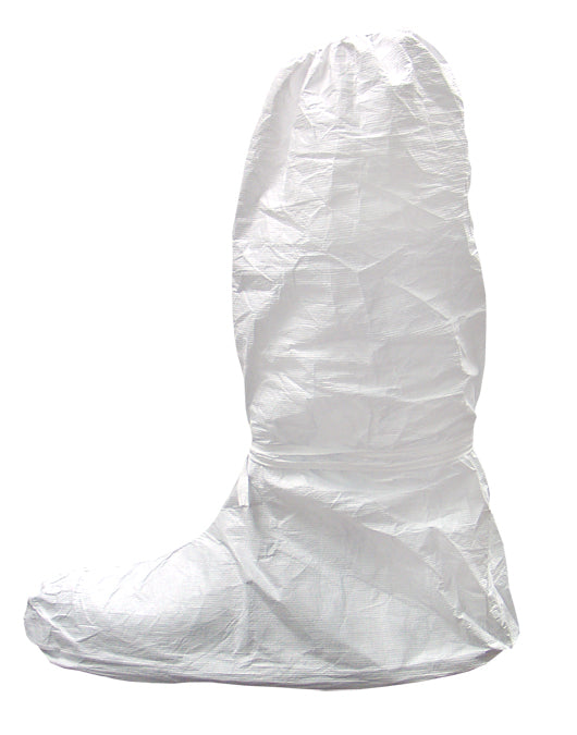 Aspen Surgical 35-60510L Footwear: Bootcover, Clean Room, 20" Tall, Tyvek, Polyethylene Sole, White, Large, Bulk,. 50 Pairs, 100/cs